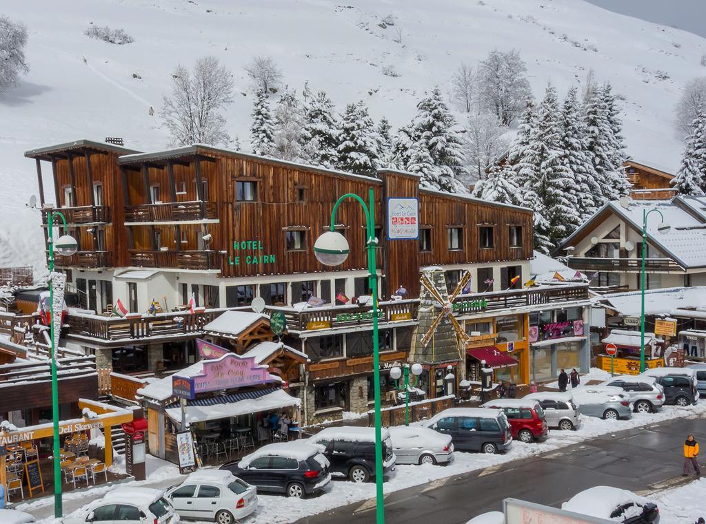 Hotel Le Cairn Les Deux Alpes Exterior foto